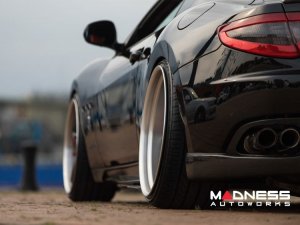 Maserati GranTurismo Custom Wheels - VWS-3 by Vossen - Satin Black/ Matte Silver Barrel